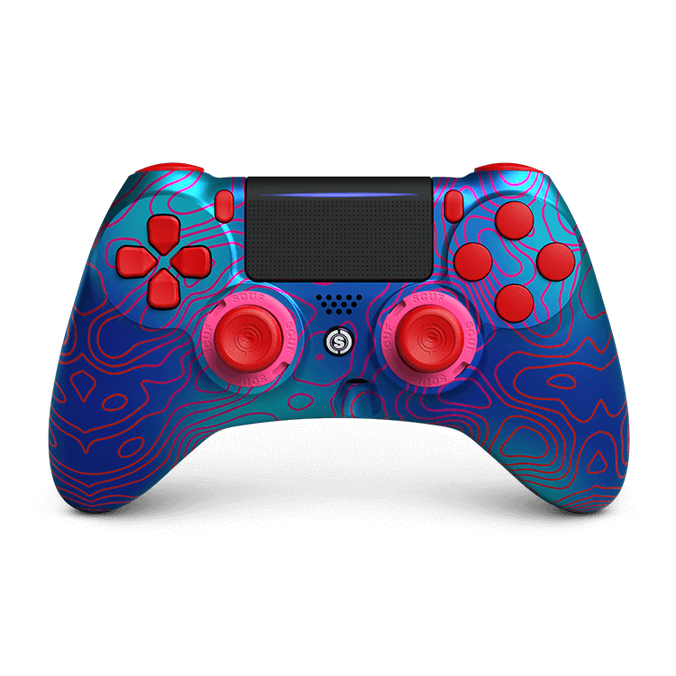 SCUF Impact FPS Blue PS4 Controller | Scuf Gaming
