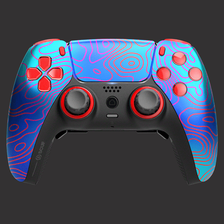 SCUF Reflex Pro Blue Controller | PlayStation 5 Controllers Built