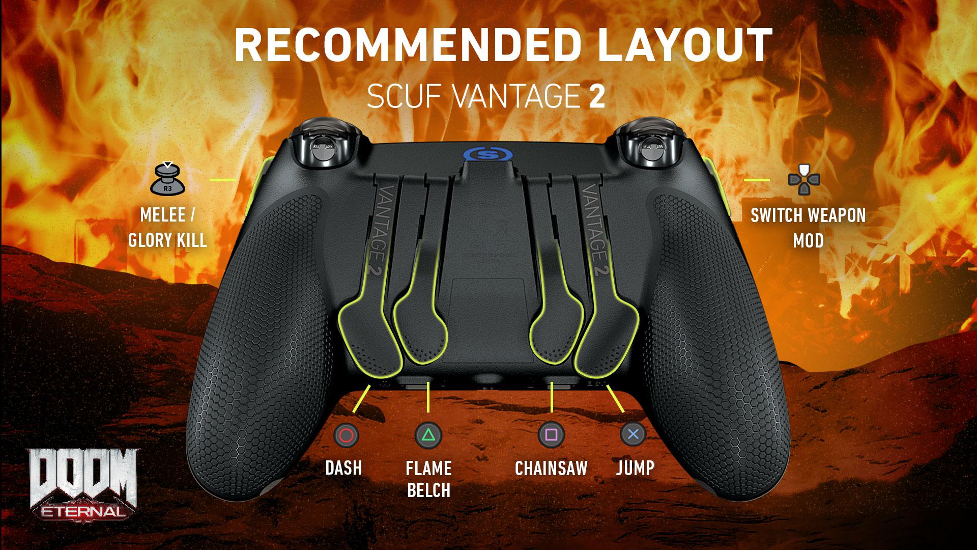 SCUF VANTAGE 2 Doom Eternal PS4 Controller Setup