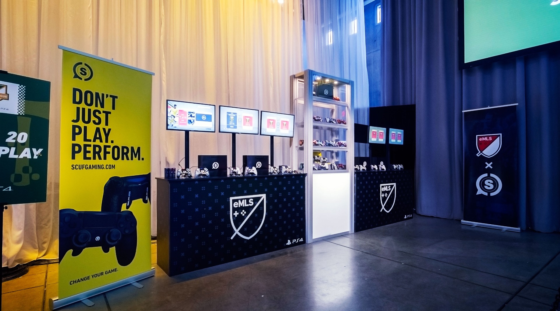 SCUF Booth at the eMLS Series Two Event