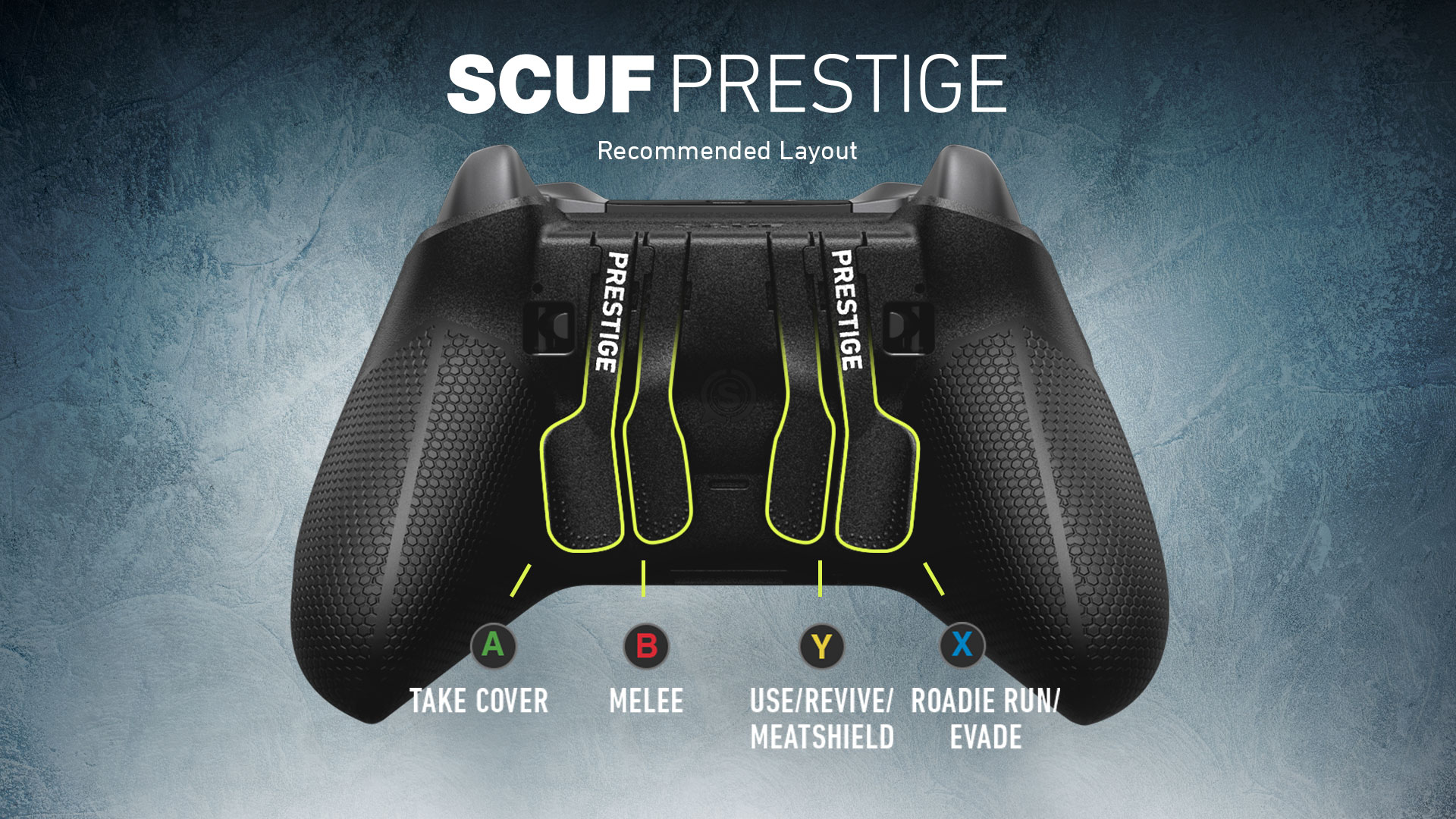 SCUF Prestige Gears 5 Controller Layout