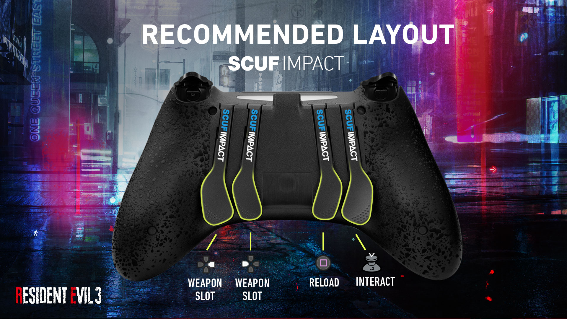 SCUF IMPACT Resident Evil 3 PS4 Controller Setup