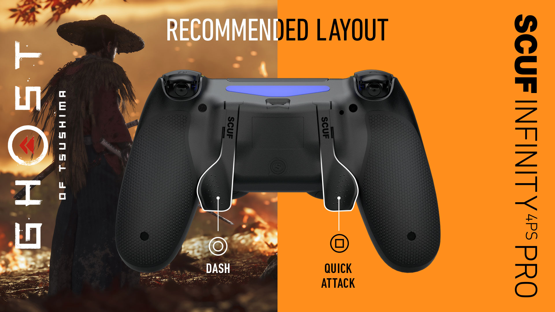 SCUF Infinty4PSPRO Ghost of Tsushima PS4 Controller Setup