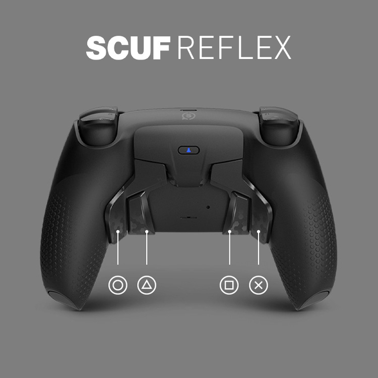 Play like courage with these recommended layouts for Fortnite, keeping your thumbs on the sticks & your head in the game using a SCUF Reflex Controller