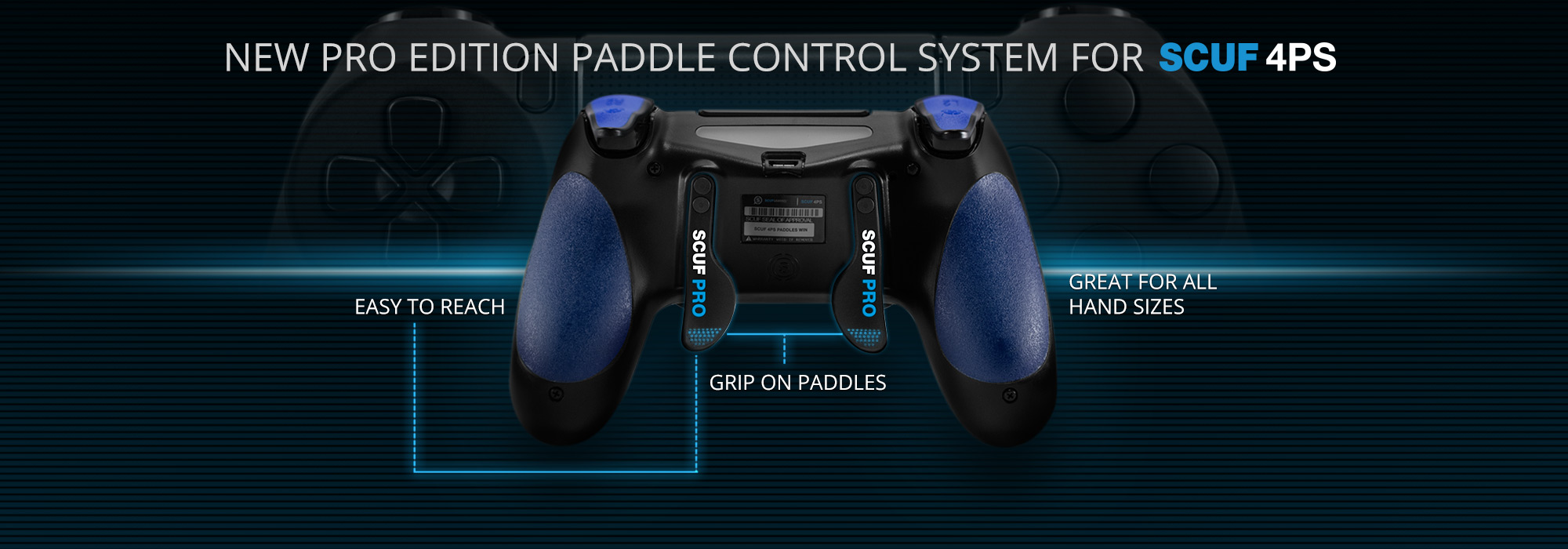 4PS Pro Edition Paddles custom Playstation controller